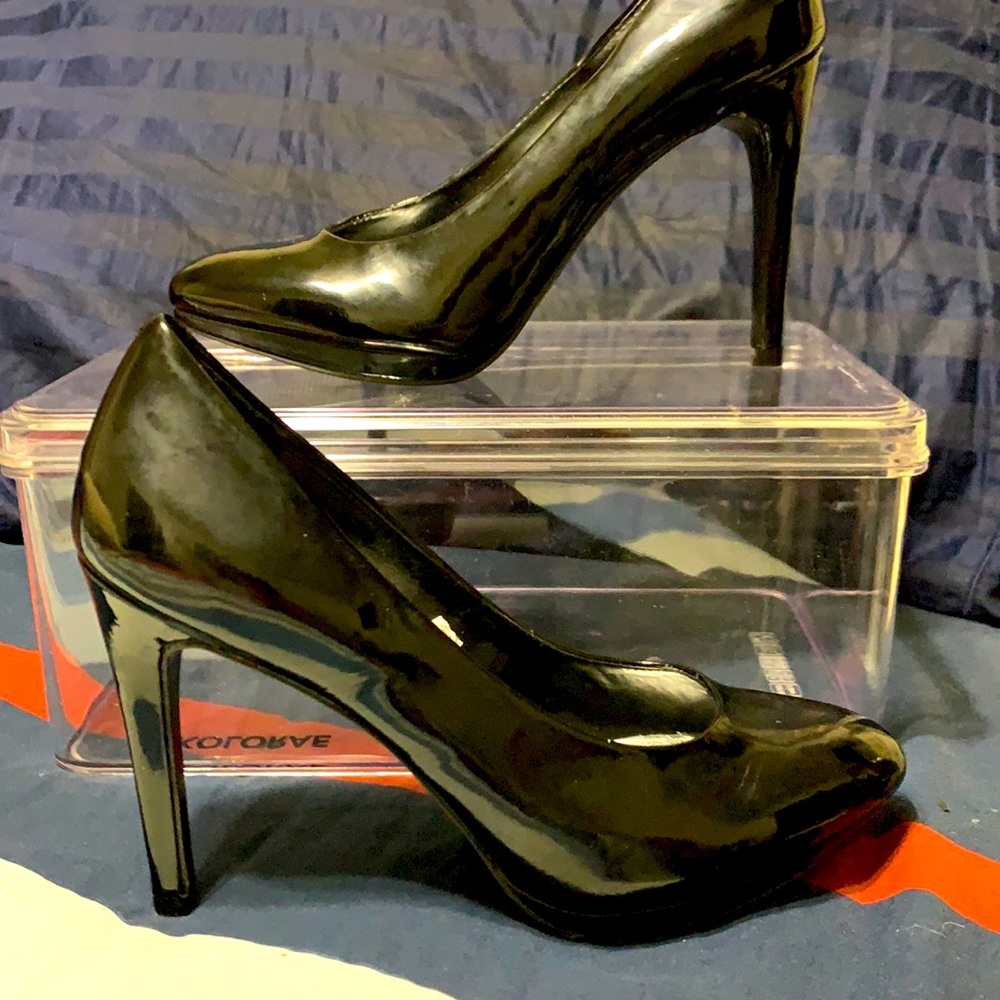 Black high heels